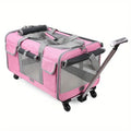 Large Portable Pet Trolley Case, Detachable, Foldable