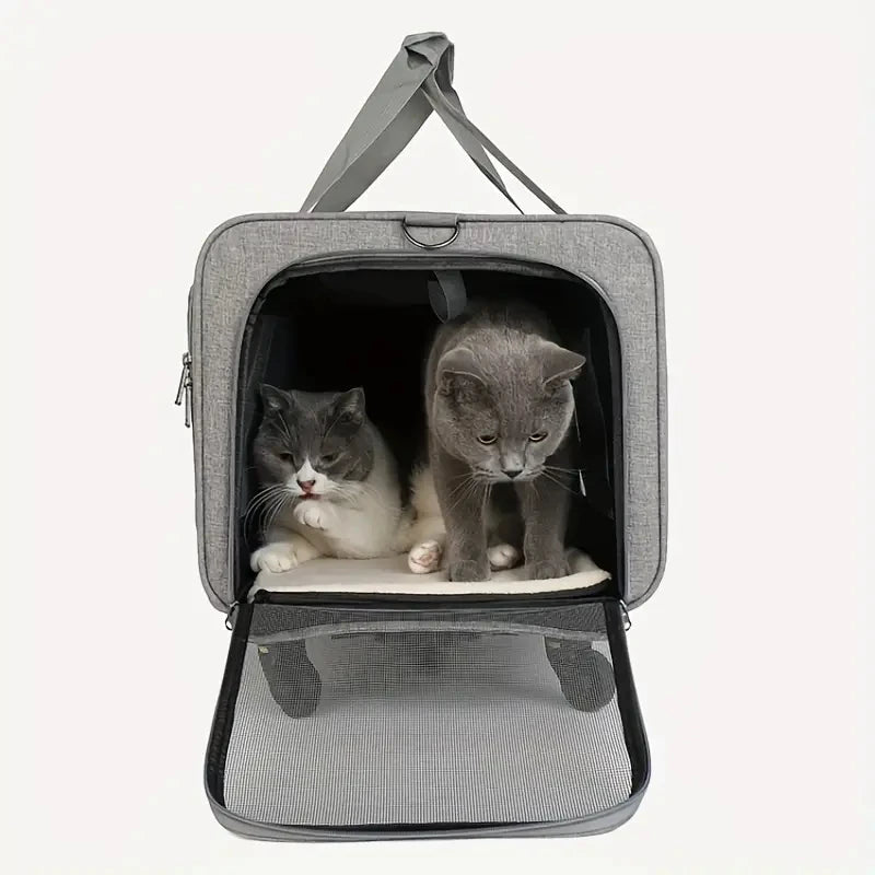 Large Portable Pet Trolley Case, Detachable, Foldable