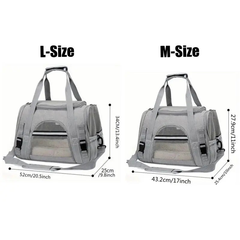 Pet Carrier for Large/Medium Cats, Small Dogs