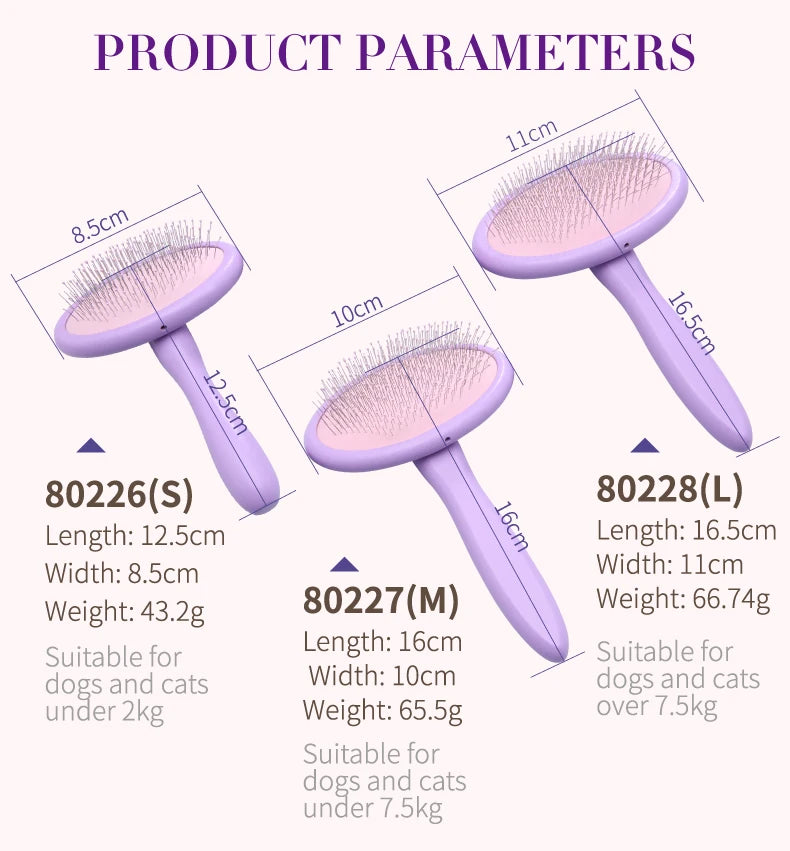 Professional Pet Grooming, Massage Pin Brush