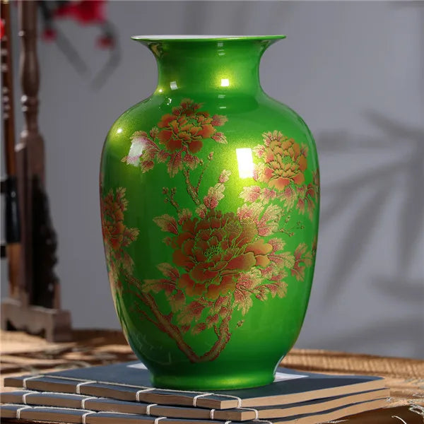 New Handmade Chinese Jingdezhen Style Porcelain Vase