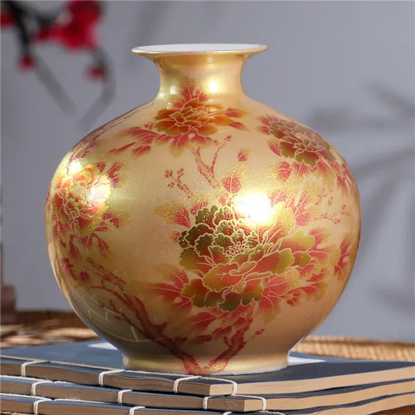 New Handmade Chinese Jingdezhen Style Porcelain Vase