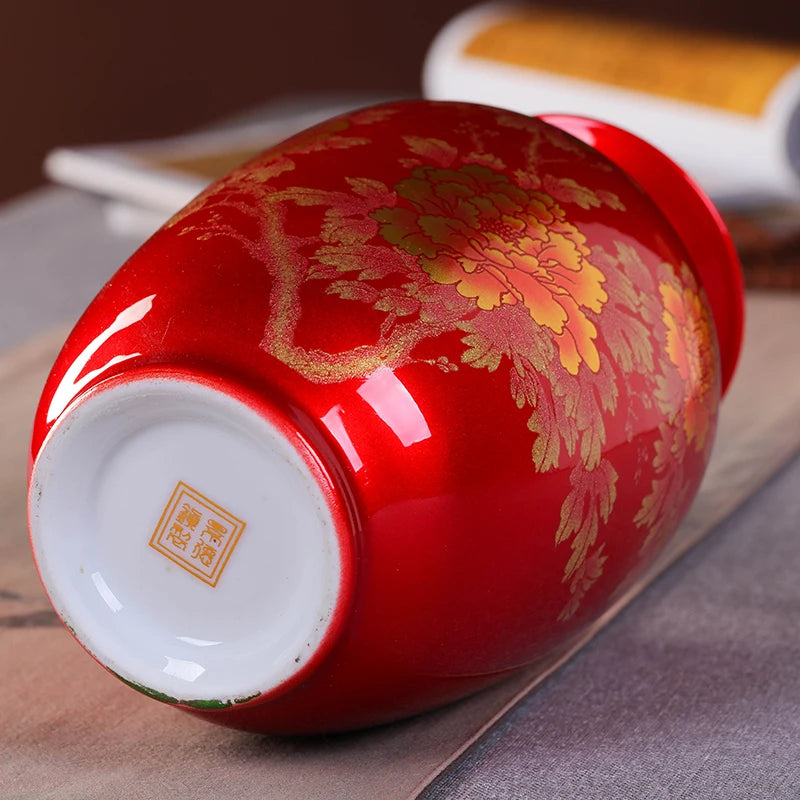 New Handmade Chinese Jingdezhen Style Porcelain Vase
