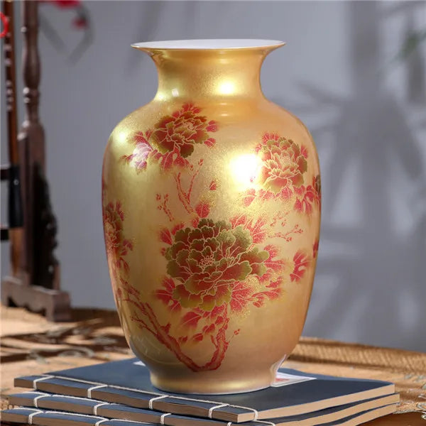 New Handmade Chinese Jingdezhen Style Porcelain Vase