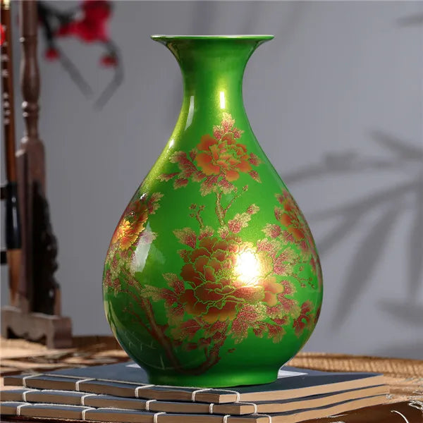 New Handmade Chinese Jingdezhen Style Porcelain Vase