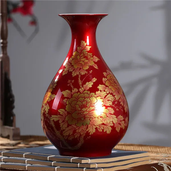 New Handmade Chinese Jingdezhen Style Porcelain Vase