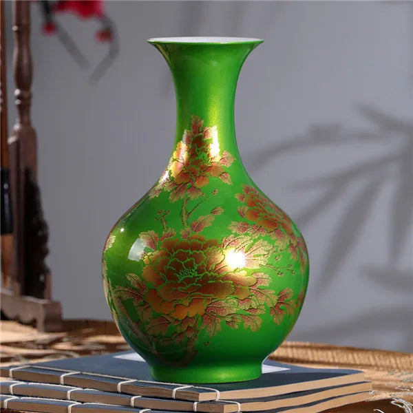 New Handmade Chinese Jingdezhen Style Porcelain Vase