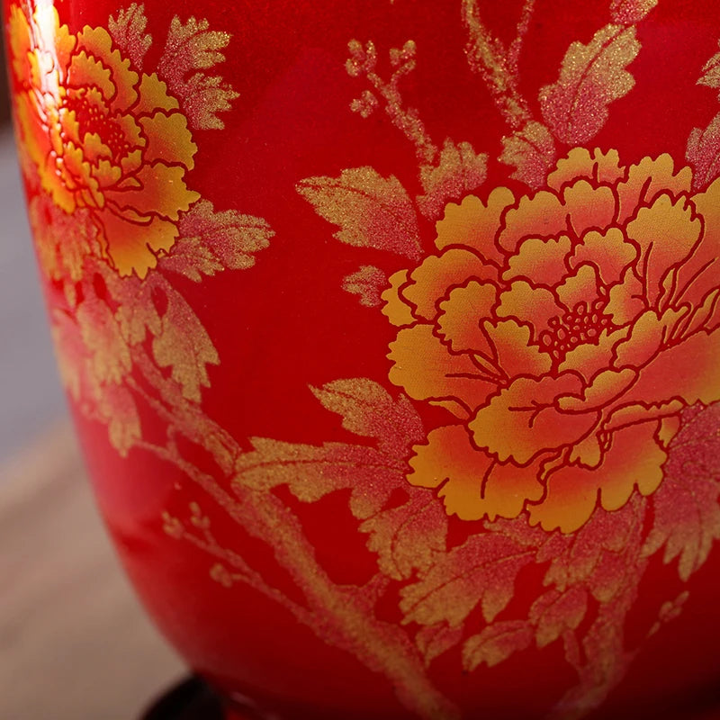 New Handmade Chinese Jingdezhen Style Porcelain Vase