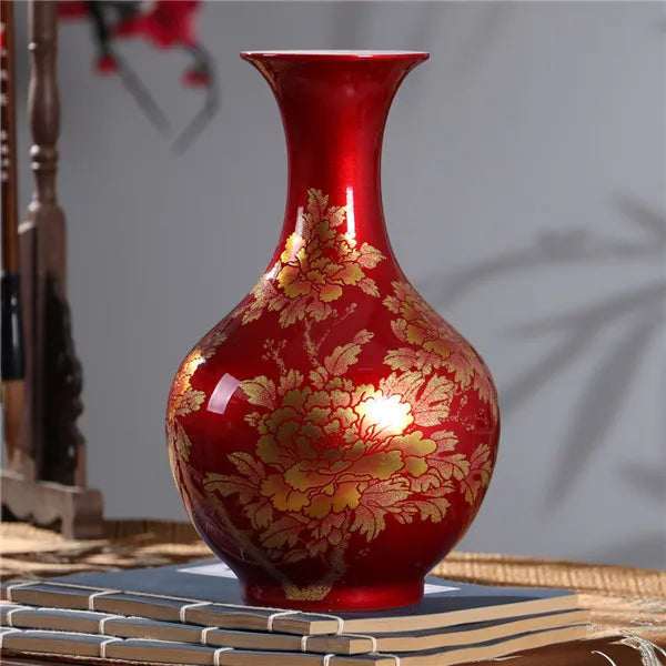 New Handmade Chinese Jingdezhen Style Porcelain Vase