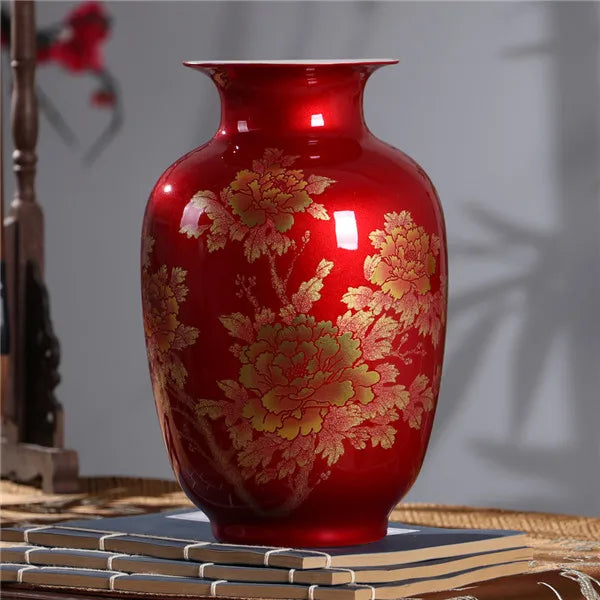 New Handmade Chinese Jingdezhen Style Porcelain Vase