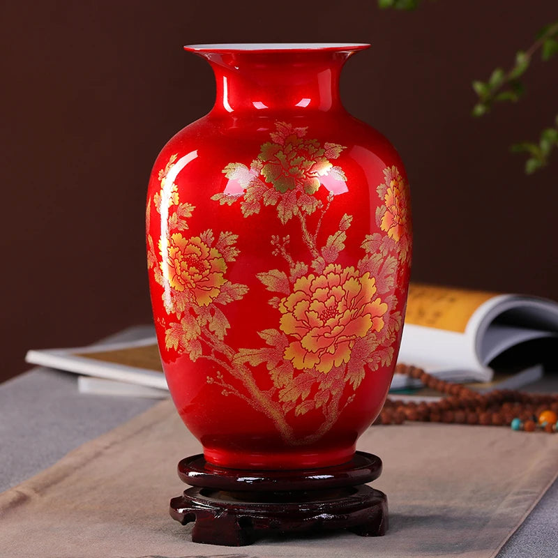 New Handmade Chinese Jingdezhen Style Porcelain Vase