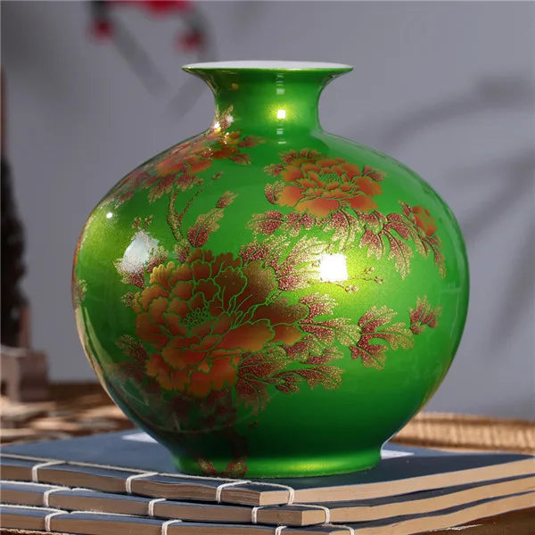 New Handmade Chinese Jingdezhen Style Porcelain Vase