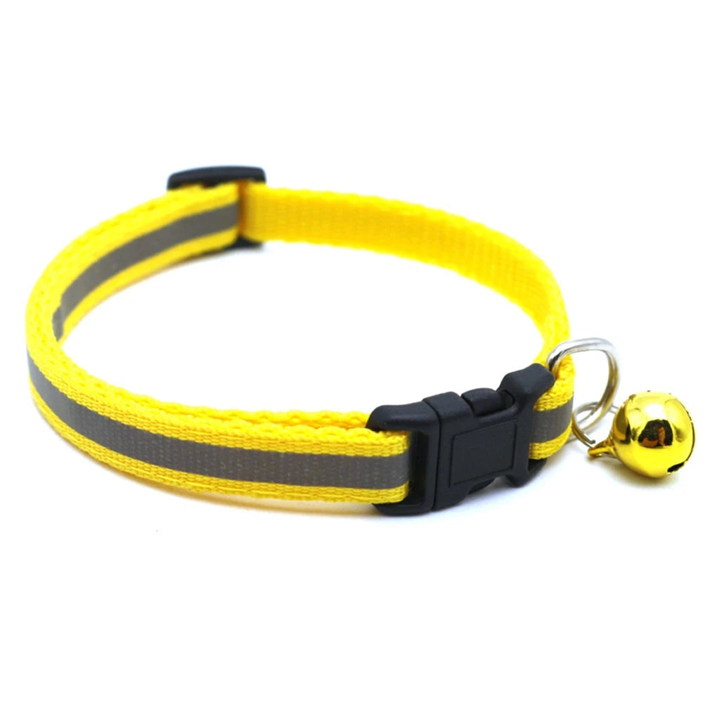 Reflective Night Safety Kitten Collar; Adjustable