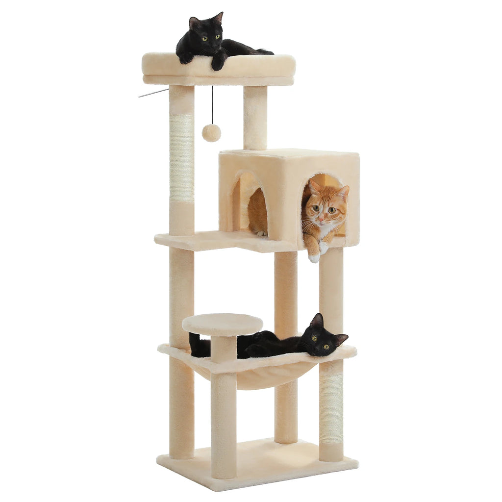5-Level Cat Tower, 45" with Top Perch