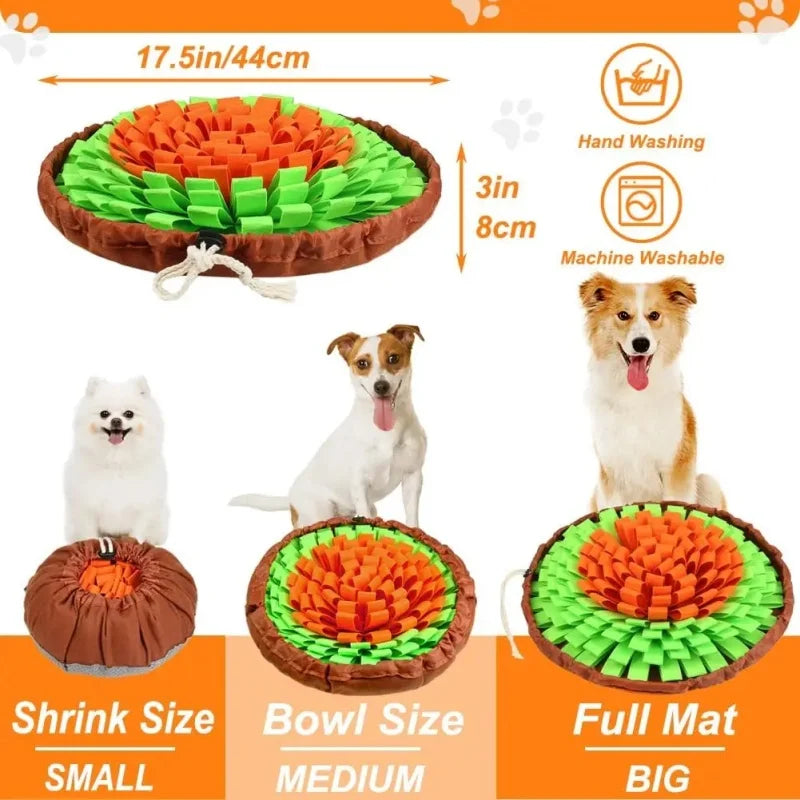 Pet Sniffing Pad; Hide Food, Slows Eating