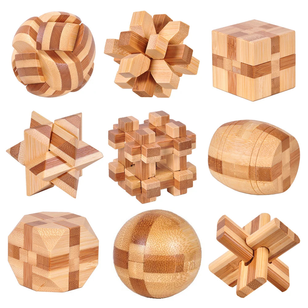 Wooden Kids & Adults Educational Toys 3D Puzzles