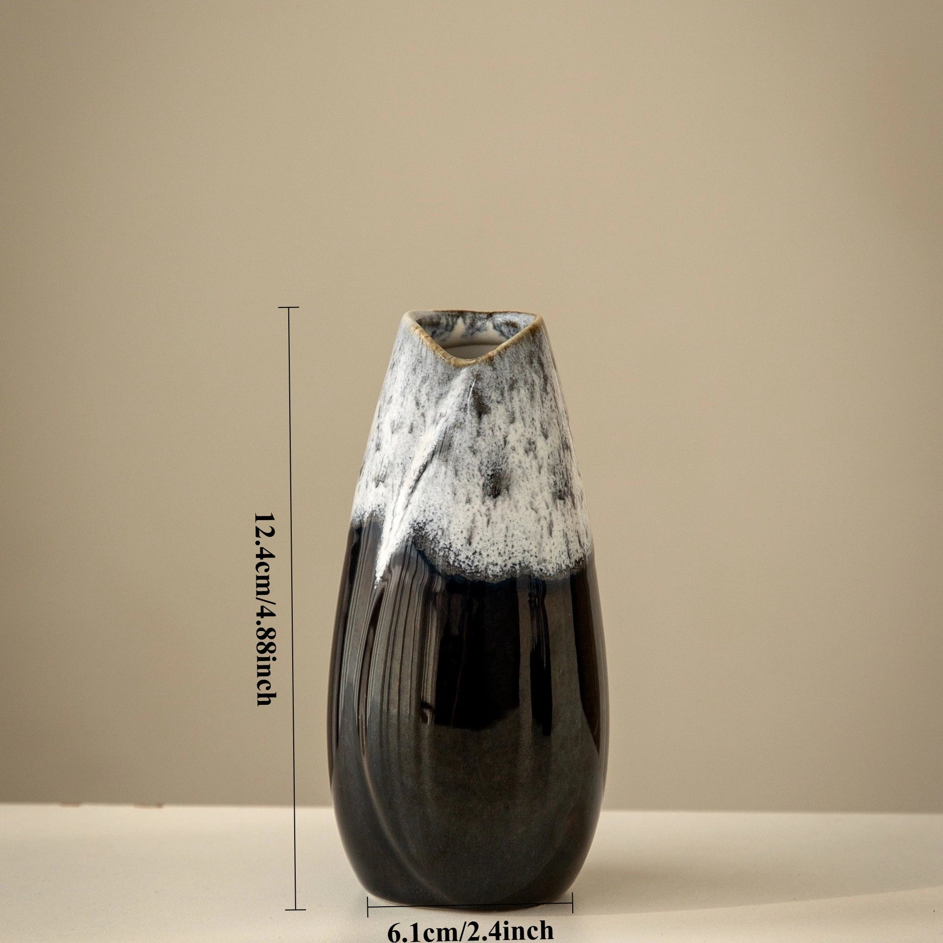 Handmade Japanese Retro Ceramic Kiln Glazed Vase