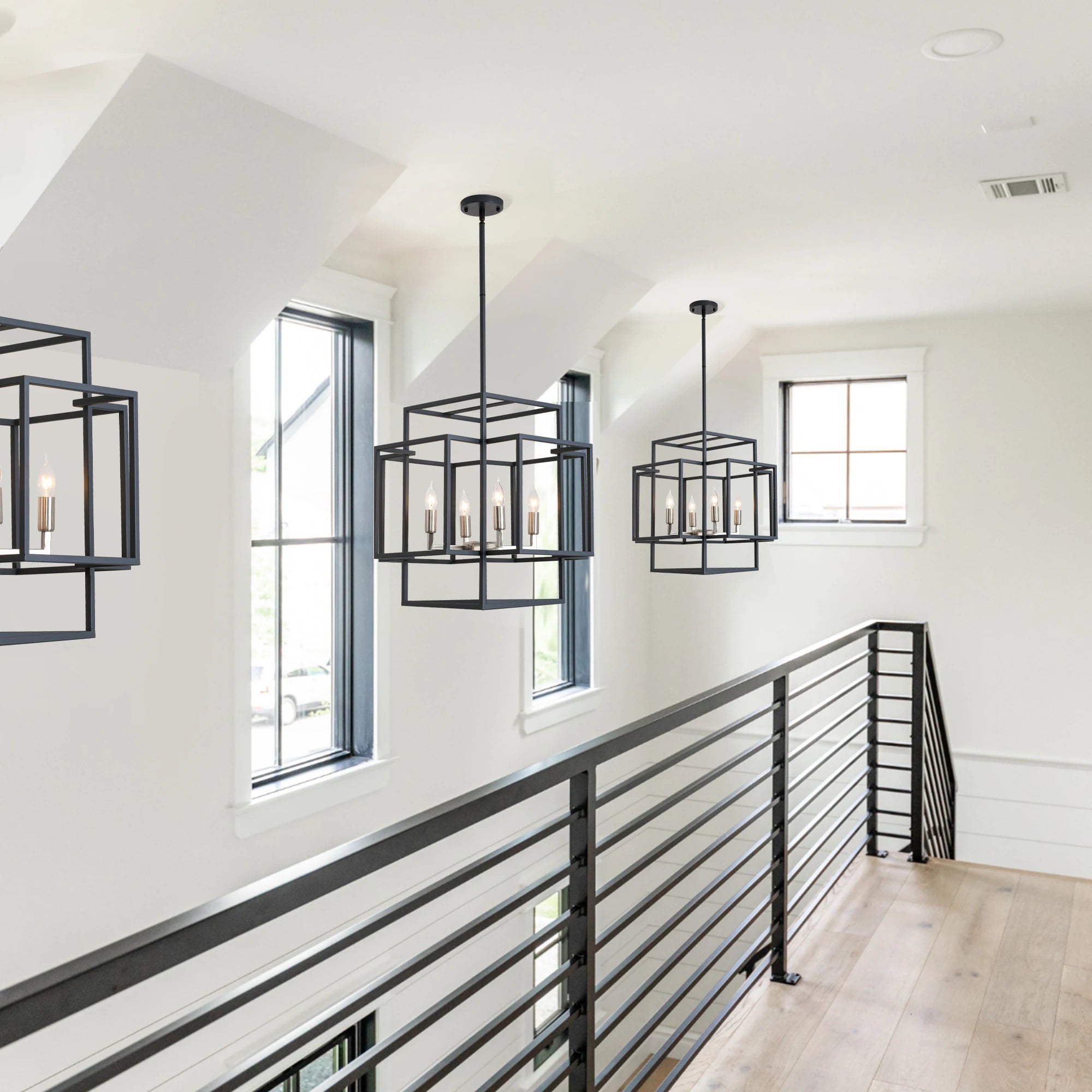 Industrial Farmhouse Style Hanging Chandelier