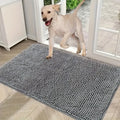 Dirty Paws Mat; Absorbs Moisture, Sand, Dirt, Washable