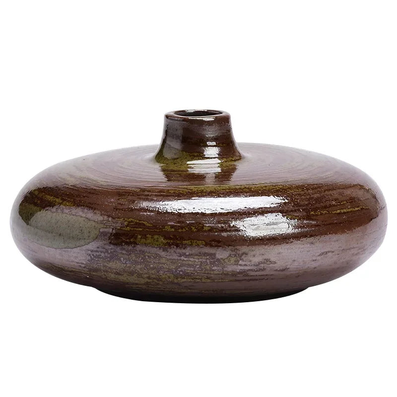 Japanese Style Antique Zen Ceramic Vase