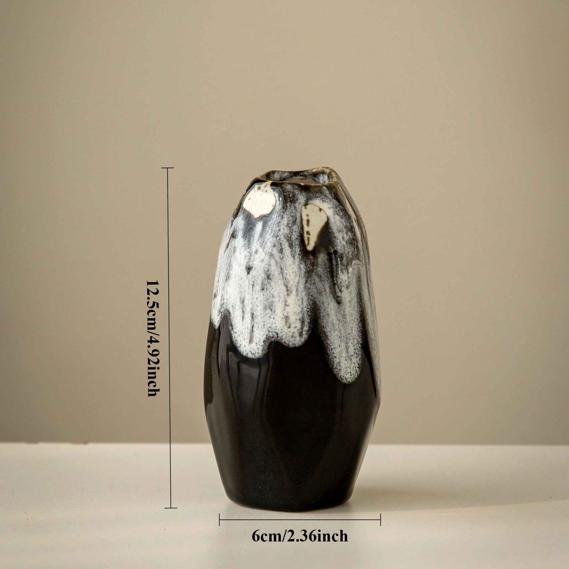 Handmade Japanese Retro Ceramic Kiln Glazed Vase