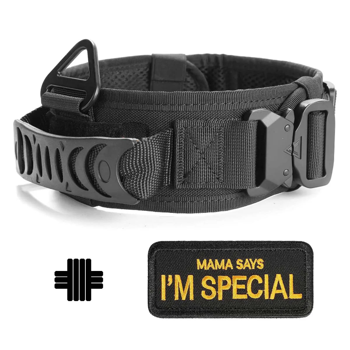 Military-Grade Tactical Dog Collar with Handle