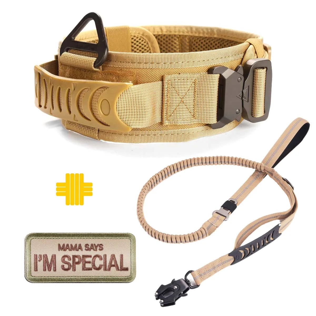 Military-Grade Tactical Dog Collar with Handle
