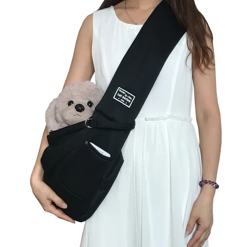 Crossbody Shoulder Bag Carrying Sling for Dogs