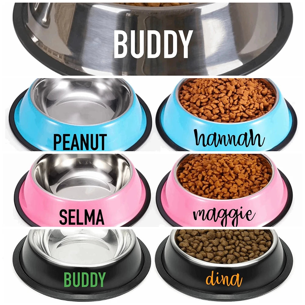 Personalized Pet Water & Food Bowl