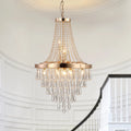 Large Luxurious Crystal Chandelier