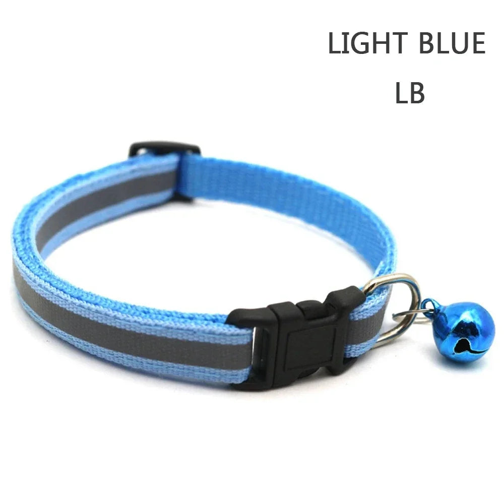 Reflective Night Safety Kitten Collar; Adjustable