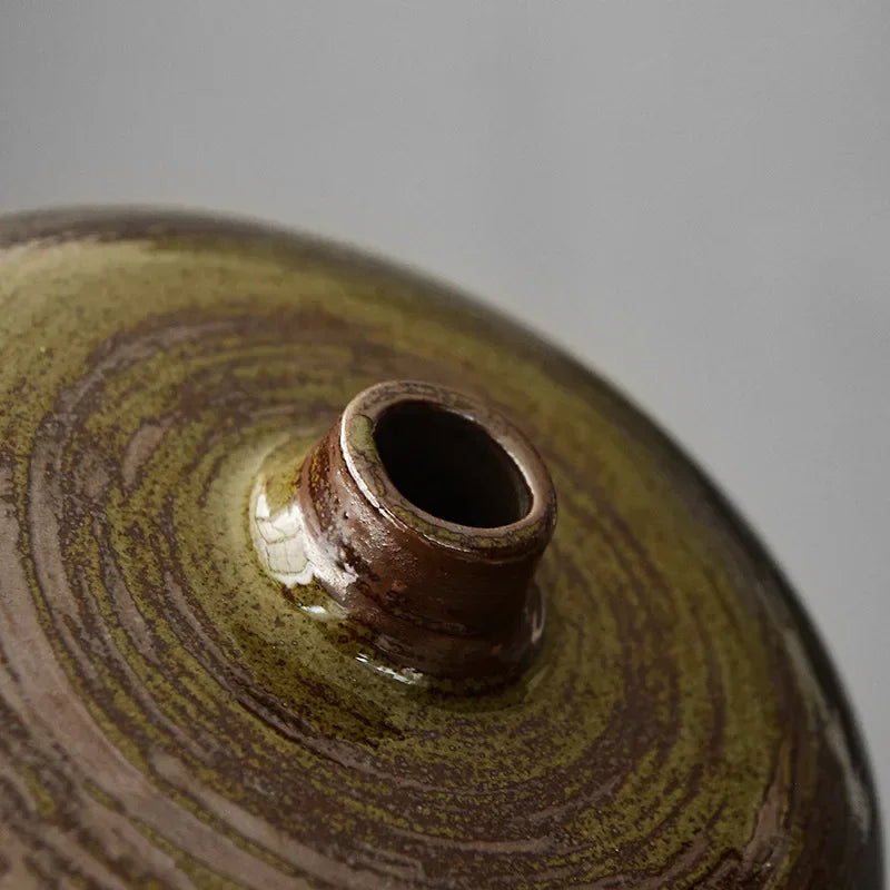 Japanese Style Antique Zen Ceramic Vase