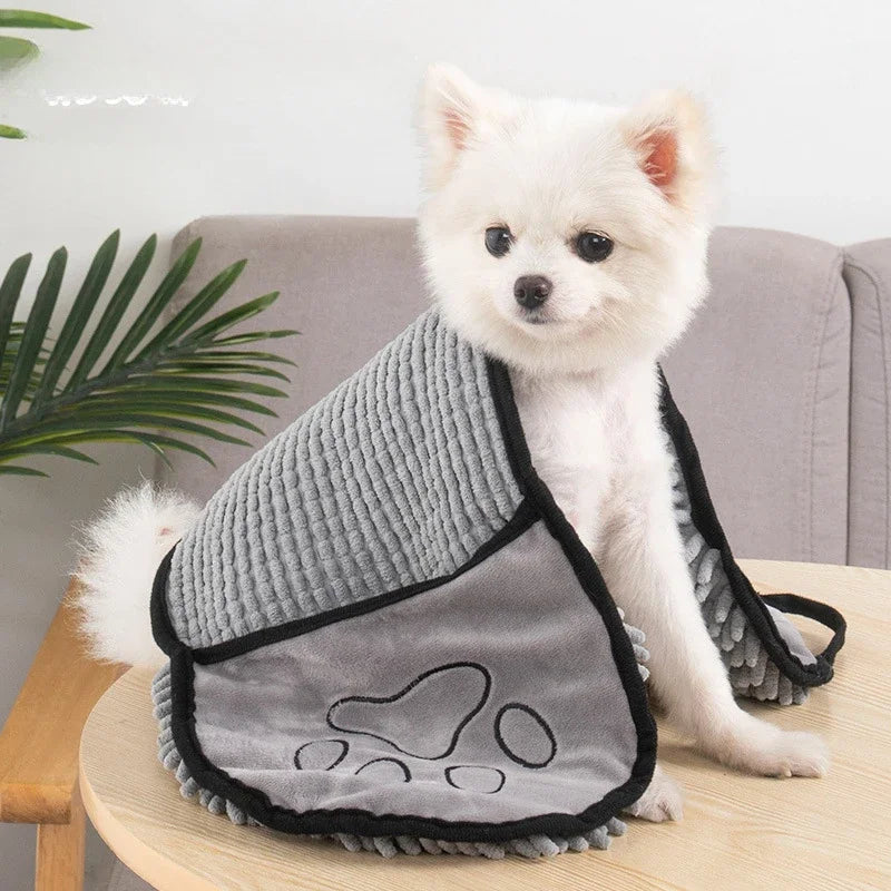 Soft Plush Pet Quick Drying Towel for Dog/Cat