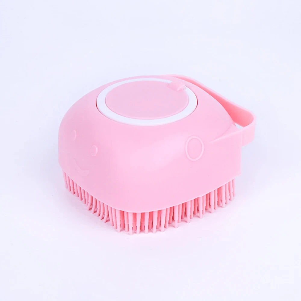 Dog `Bathtime Silicone Soapy Massage Brush