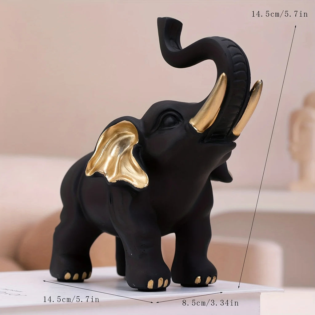 Handmade Ornamental Elephant Figurine; Brings Good Luck