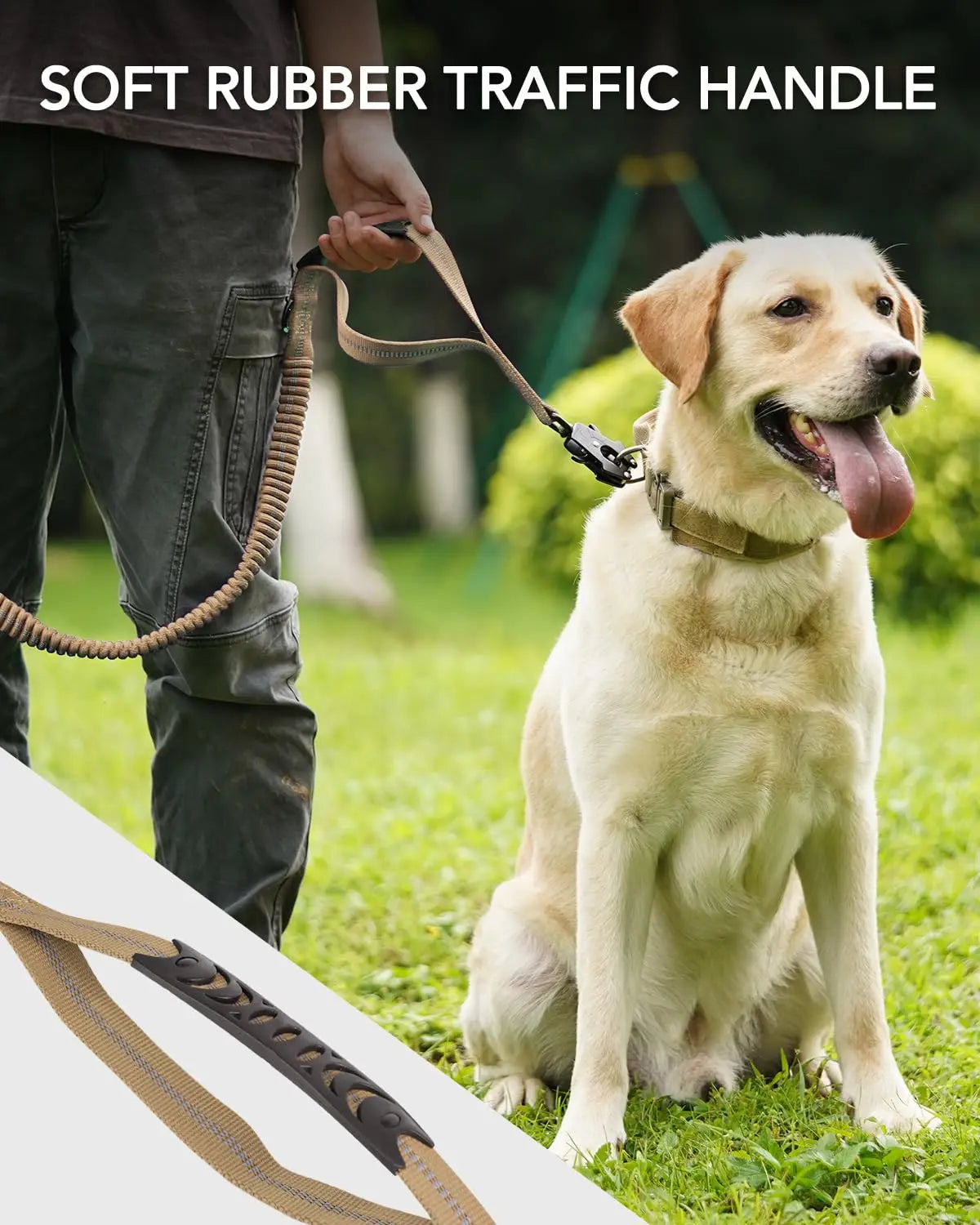 Military-Grade Tactical Dog Collar with Handle