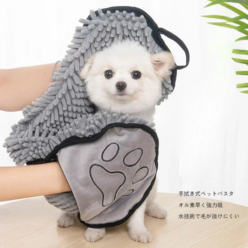 Soft Plush Pet Quick Drying Towel for Dog/Cat
