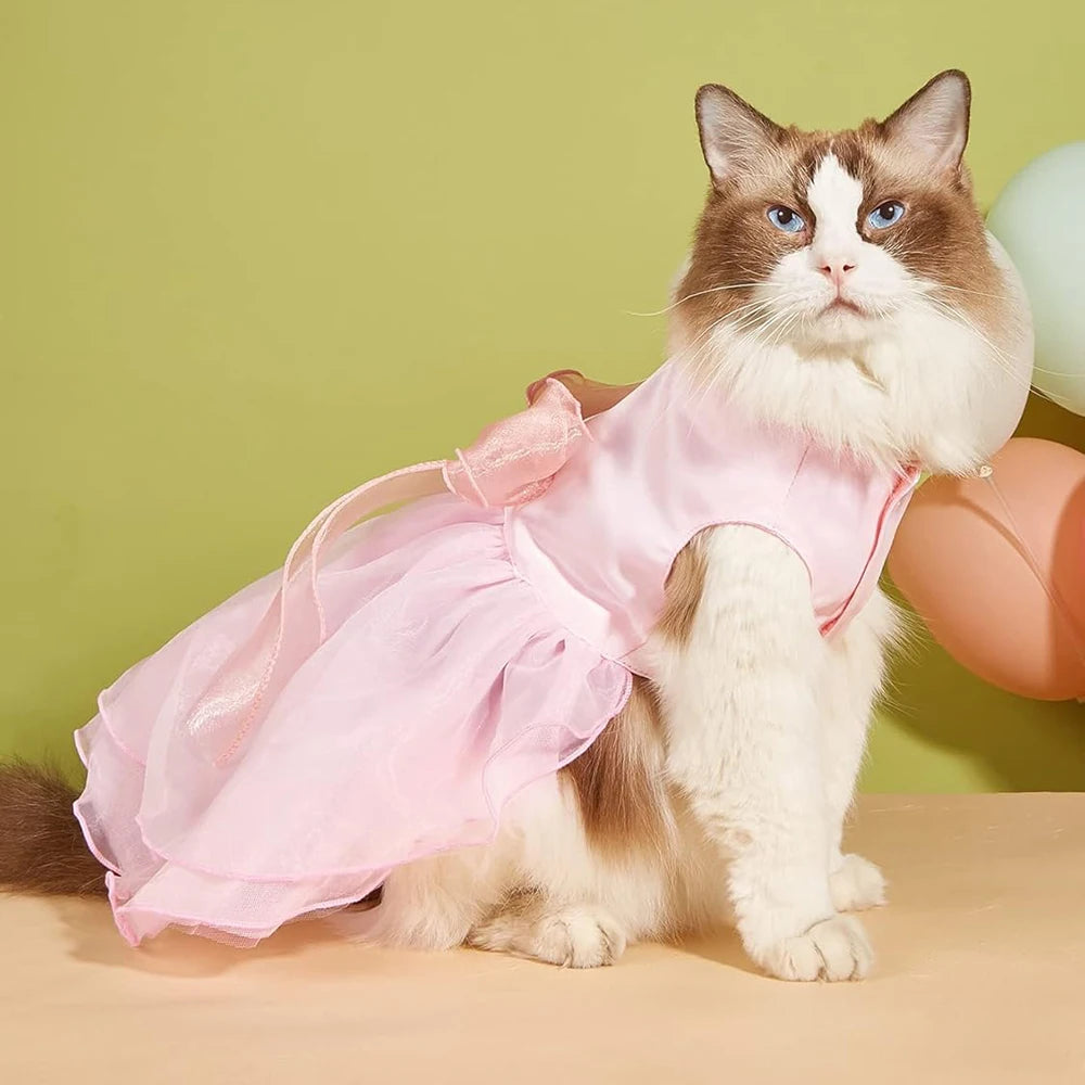Luxury Cat/Dog Wedding Princess Dress