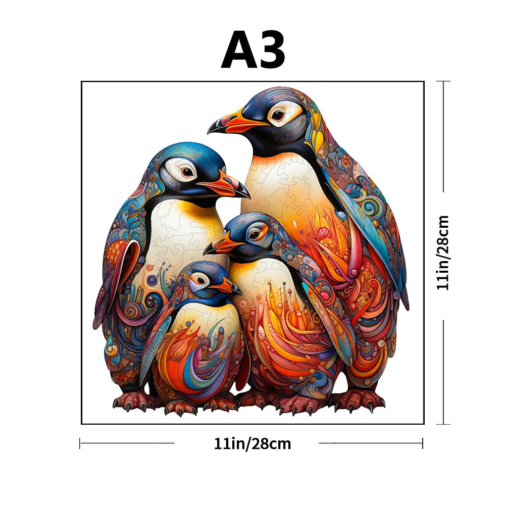 Adult Advanced Plywood Puzzle, Unique Animal Shapes