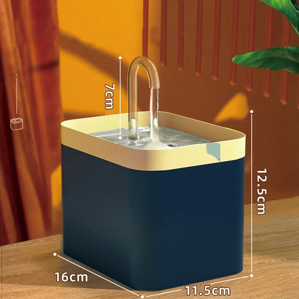 Ultra-Quiet Pet Water Fountain Auto Filter USB Electric