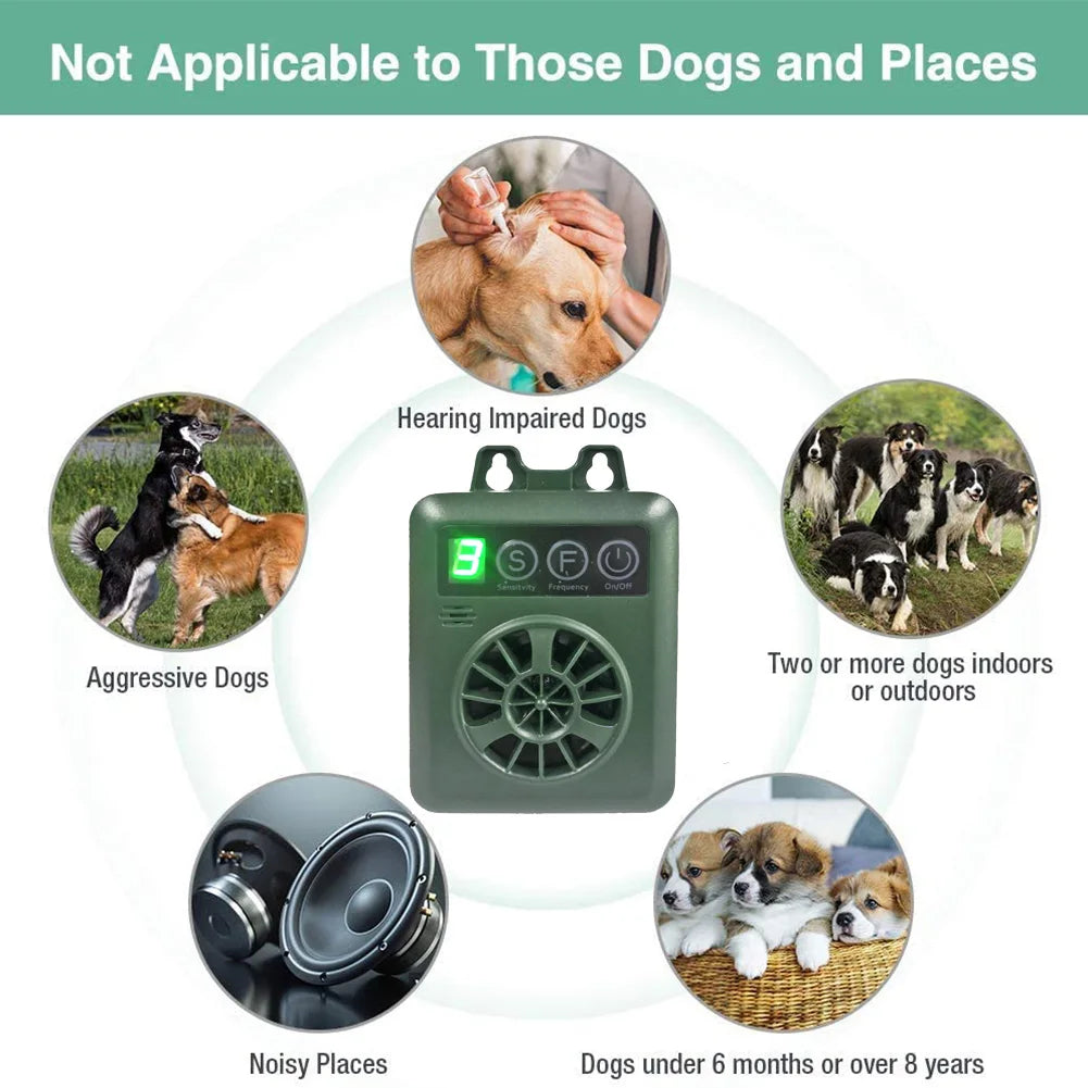 Anti-Barking Ultrasonic Electronic Dog Barker Breaker