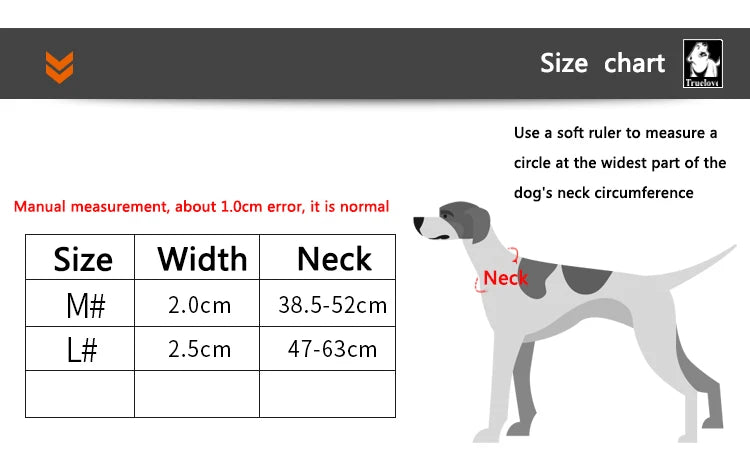 No-Pull Stainless Steel Nylon Dog Training Collar