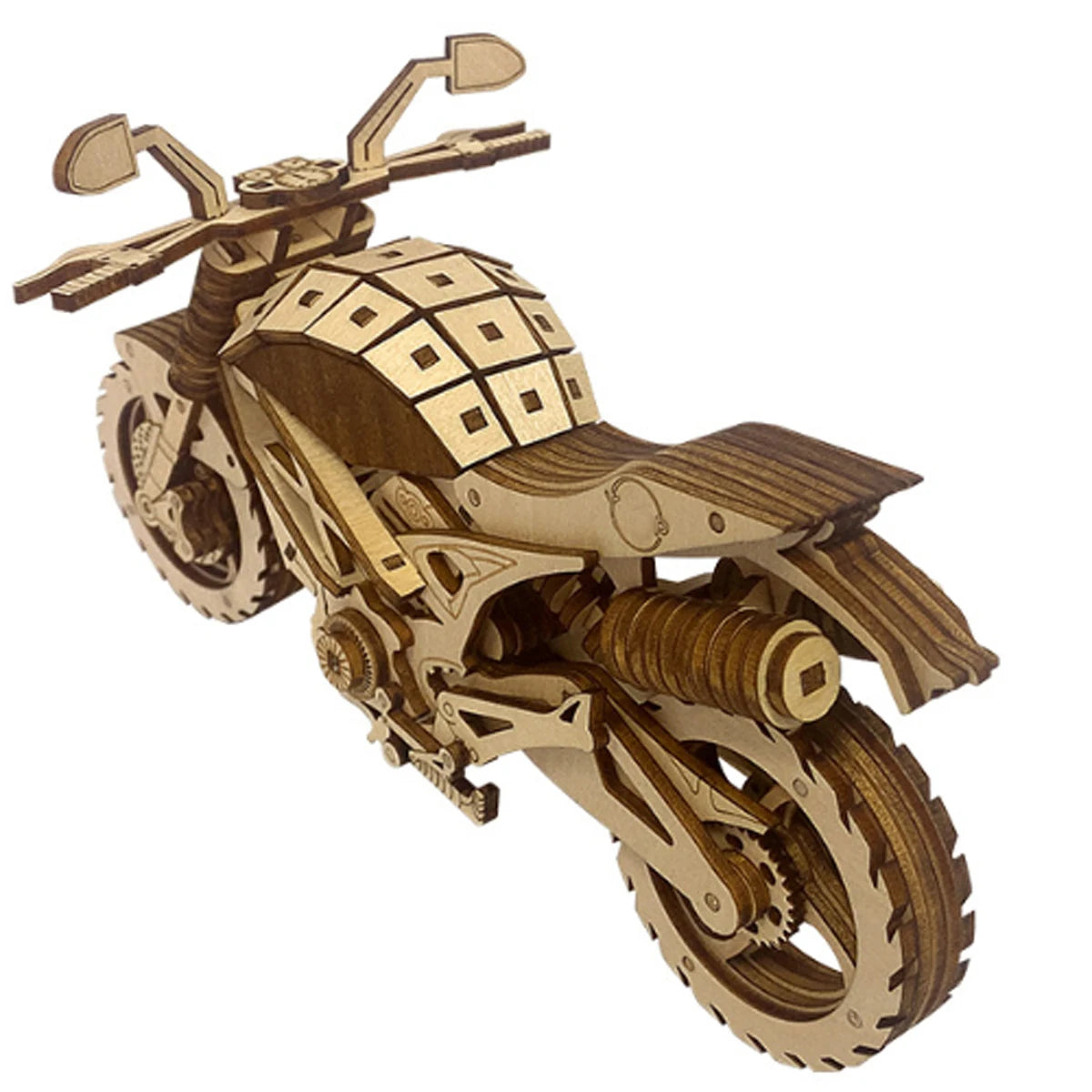 3D Wooden Puzzle Motorcycle Model