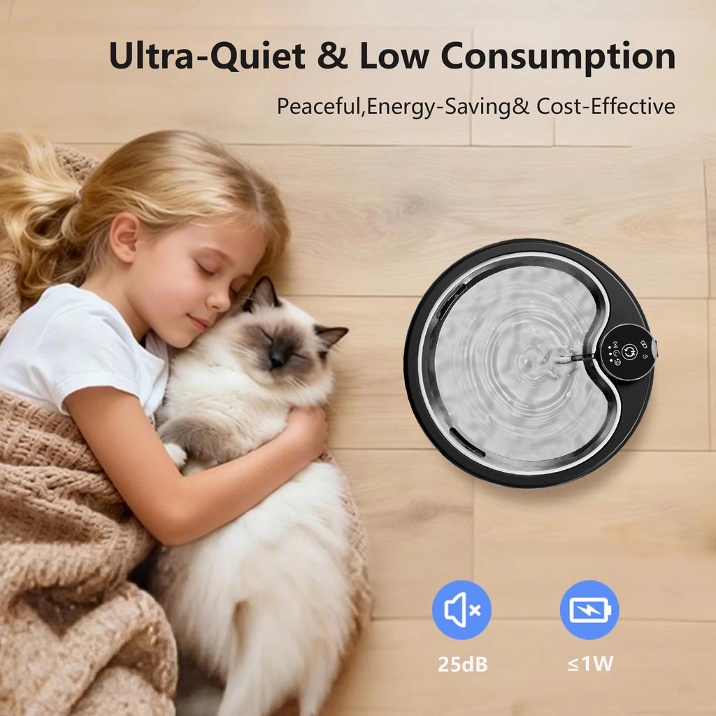 3L Stainless Steel Pet Water Fountain