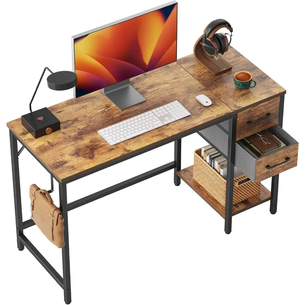 Desk with Two Drawers for Study and Writing