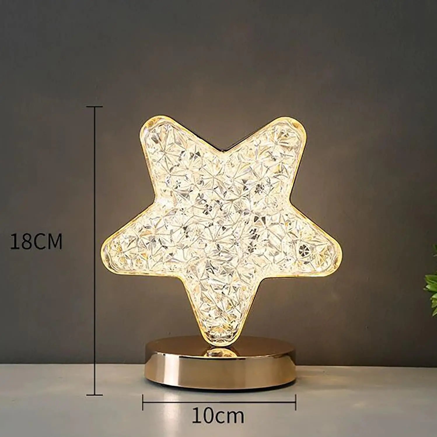 Bedroom Night Light, 3-Color Touch Dimming