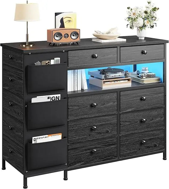 Dresser with 13 Fabric Drawers. Make This Perfect Anywhere in Your Home.