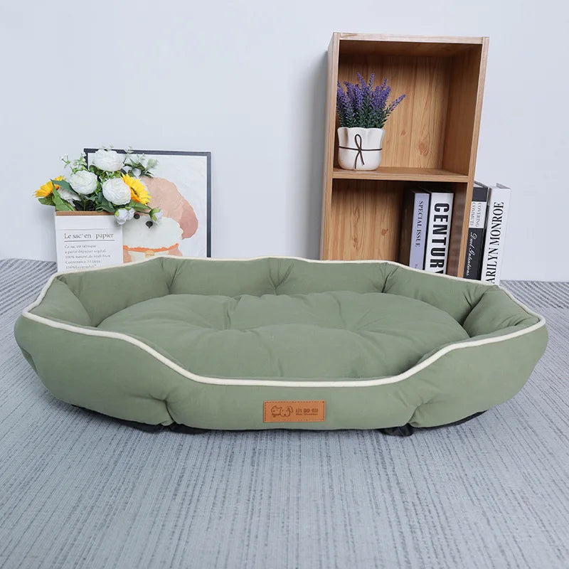 Pet Sleeping Sofa Large Plush Dog Bed