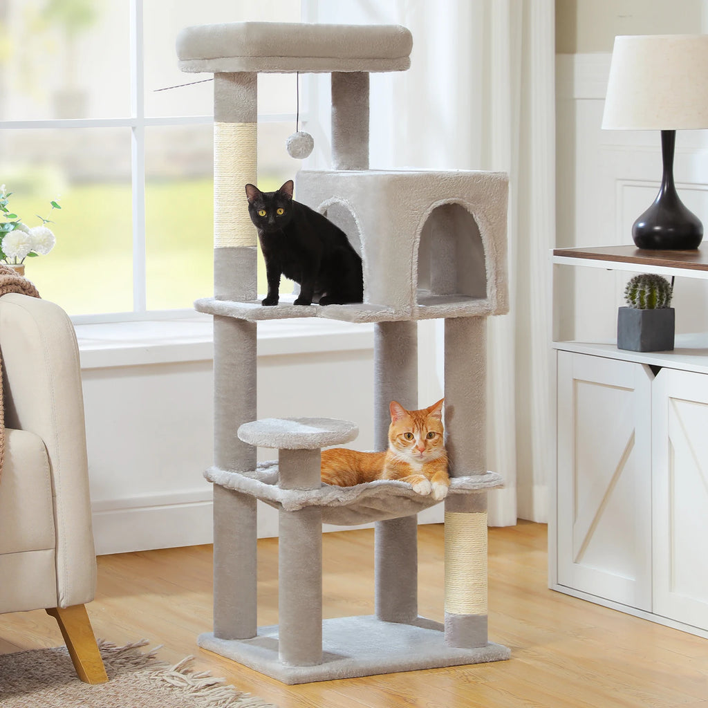 5-Level Cat Tower, 45" with Top Perch