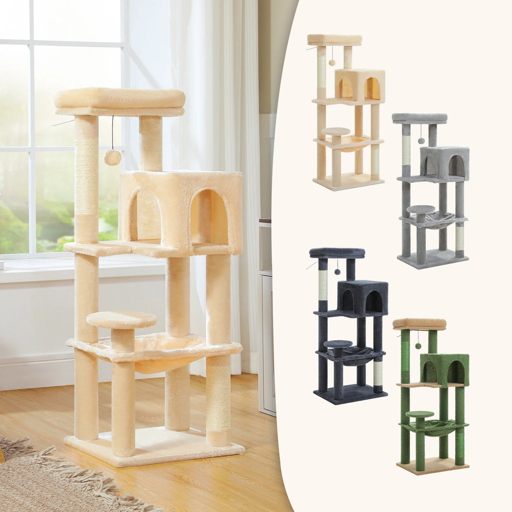 5-Level Cat Tower, 45" with Top Perch